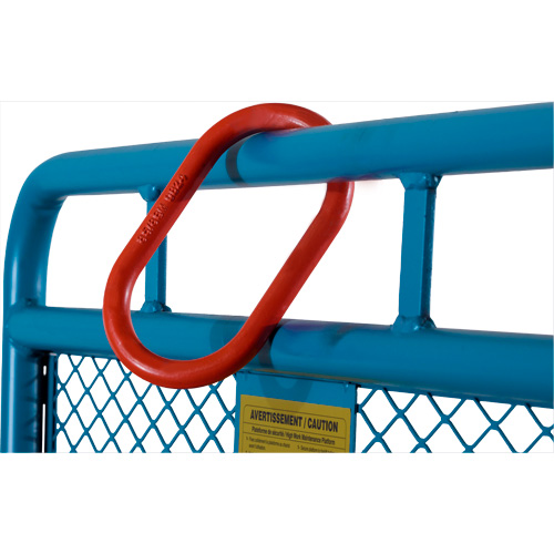 Nacelle &eacute;l&eacute;vatrice pour travail en hauteur, 36" x 36" x 72" h, Capacit&eacute; de 1000 lb, Acier Rock Safety Industrial Ltd
