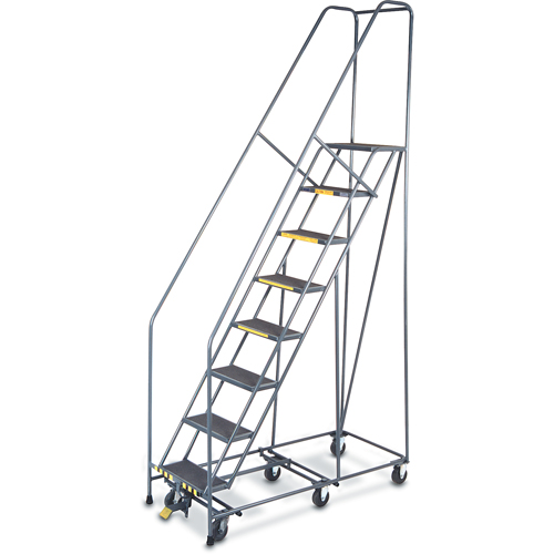 All Directional Ladders, 8 Steps, 16" Step Width, 80" Platform Height, Steel Rock Safety Industrial Ltd