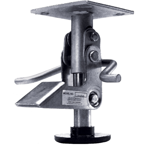 Floor Lock Brakes - Heavy-Duty, 5-17/32" Extended Height, 4-1/2" Retracted Height Rock Safety Industrial Ltd