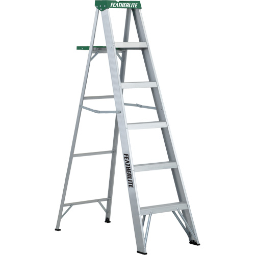 Commercial Duty Stepladders (2400 Series), 7', Aluminum, 225 lbs. Capacity, Type 2 Rock Safety Industrial Ltd