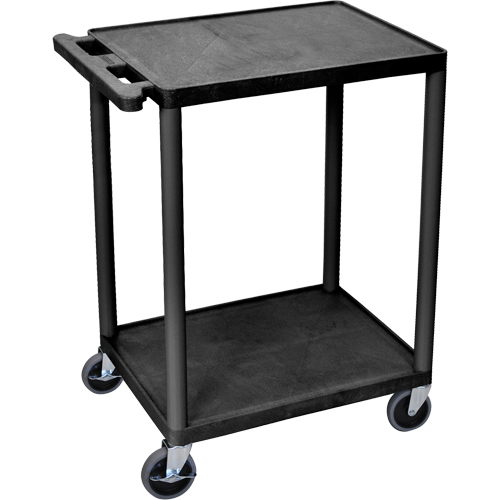 Chariot utilitaire, 2 tiers, 18" x 33" x 24", Capacit&eacute; 400 lb Rock Safety Industrial Ltd