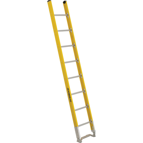 Single Section Straight Ladder - 6100 Series, 8', Fibreglass, 375 lbs., CSA Grade 1AA Rock Safety Industrial Ltd