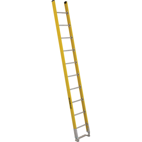 Single Section Straight Ladder - 6100 Series, 10', Fibreglass, 375 lbs., CSA Grade 1AA Rock Safety Industrial Ltd