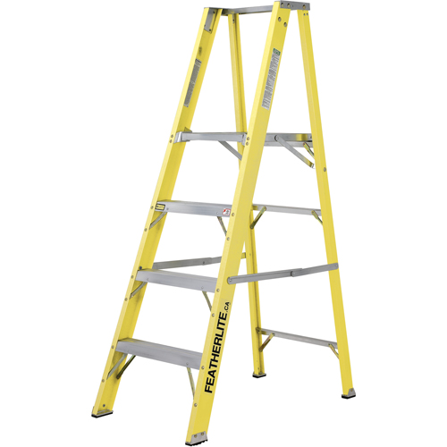 Industrial Heavy-Duty Platform Stepladders (6500 Series), 8', 300 lbs. Cap. Rock Safety Industrial Ltd