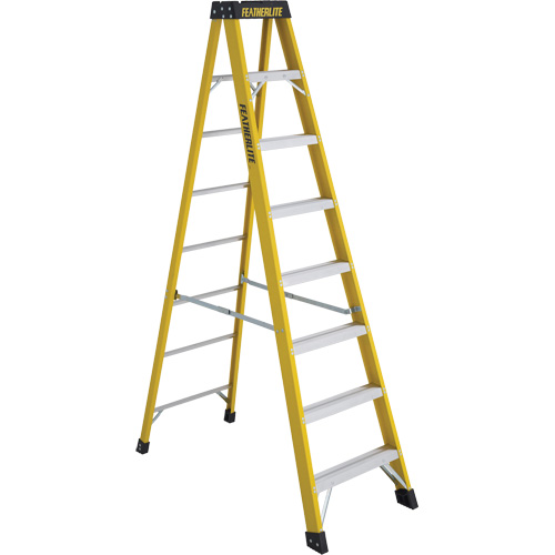 Escabeaux industriels robustes (s&eacute;rie 6900), 8', Fibre de verre, Capacit&eacute; 300 lb, Type 1A Rock Safety Industrial Ltd