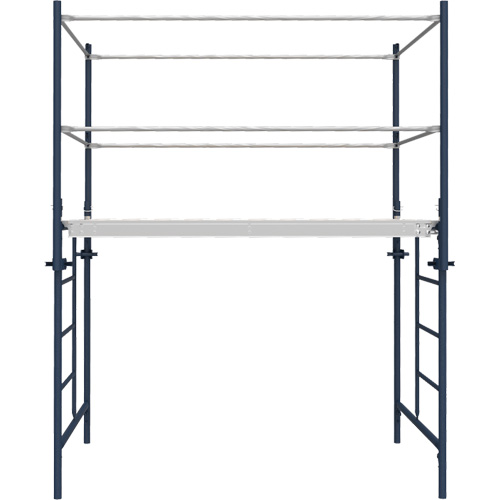 Accessoires pour &eacute;chafaudage - Poteau de garde-corps a/support, Poteau de garde-corps, 6" la x 56" h Rock Safety Industrial Ltd