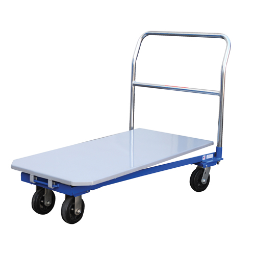 Platform Cart, 48" L x 24" W, 1500 lbs. Capacity, Mold-on Rubber Casters Rock Safety Industrial Ltd