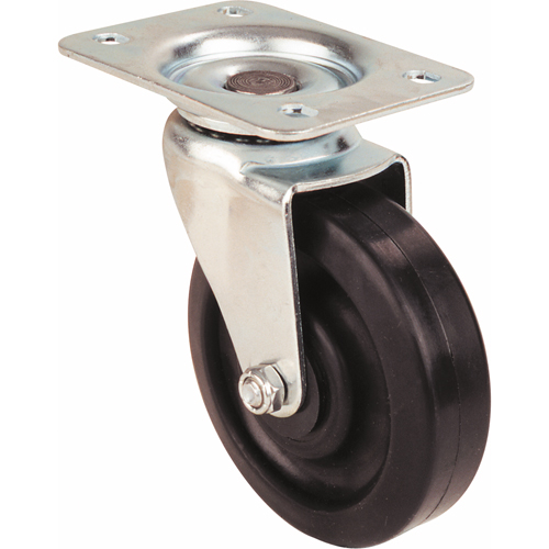 Roulette &agrave; usage l&eacute;ger, Pivotant, 5" (127 mm), Polyol&eacute;fine, 250 lb (113 kg) Rock Safety Industrial Ltd