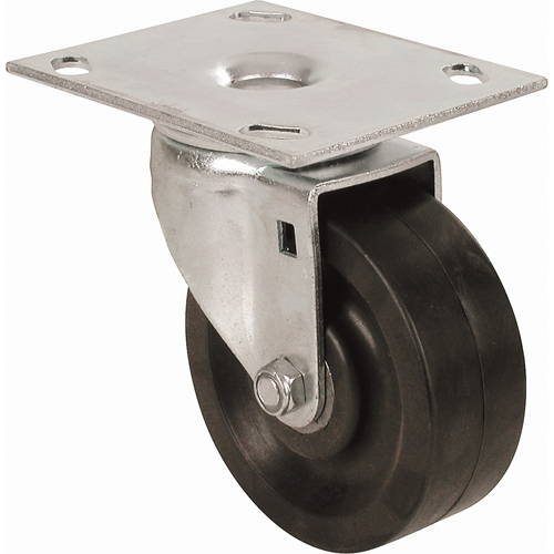 Roulette robuste, Pivotant, 4" (101,6 mm), Ph&eacute;nolique, 600 lb (272 kg) Rock Safety Industrial Ltd