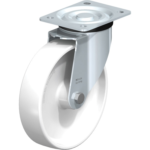 Roulette blanche, Pivotant, 8" (203,2 mm), Polyamide, 440 lb (199,58 kg) Rock Safety Industrial Ltd