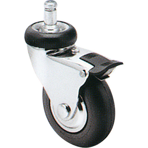 Roulette Comfort Roll, Pivotant avec frein, Diam&egrave;tre 3" (76 mm), Capacit&eacute; 175 lb (79 kg) Rock Safety Industrial Ltd