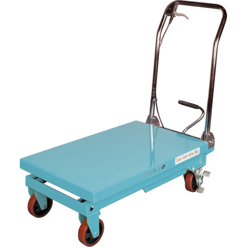 Heavy-Duty Hydraulic Scissor Lift Table, 32" L x 19-3/4" W, Steel, 660 lbs. Capacity Rock Safety Industrial Ltd
