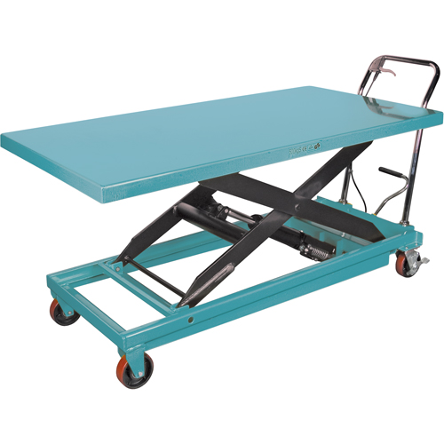 Heavy-Duty Hydraulic Scissor Lift Table, 63" L x 31-7/8" W, Steel, 1100 lbs. Capacity Rock Safety Industrial Ltd
