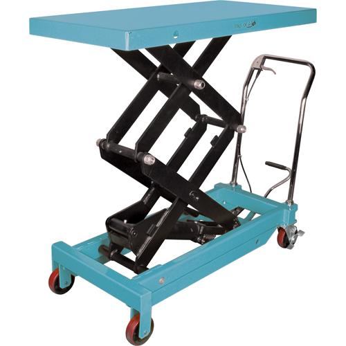 Heavy-Duty Hydraulic Scissor Lift Table, 48" L x 24" W, Steel, 1545 lbs. Capacity Rock Safety Industrial Ltd