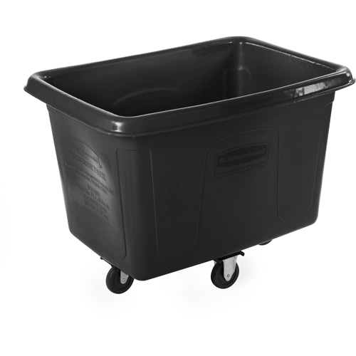 Bulk Cube Truck, Polyethylene, 44-1/16" L x 31" W x 32-1/2" H, 14 cu.ft. Volume, 500 lbs. Capacity Rock Safety Industrial Ltd