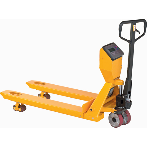 Digital Scale Pallet Truck, 27.5" L x 27.5" W, 5000 lbs. Cap. Rock Safety Industrial Ltd