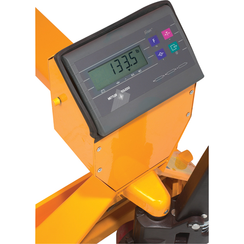 Digital Scale Pallet Truck, 27.5" L x 27.5" W, 5000 lbs. Cap. Rock Safety Industrial Ltd