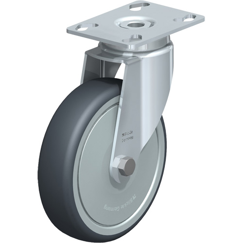 Roulette, Pivotant, 5" (127 mm), Caoutchouc thermoplastique, 220 lb (100 kg) Rock Safety Industrial Ltd