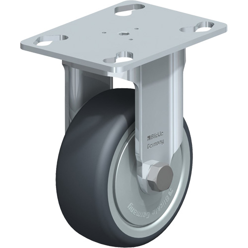 Roulette, Fixe, 3-1/8" (79,5 mm), Caoutchouc thermoplastique, 130 lb (59 kg) Rock Safety Industrial Ltd