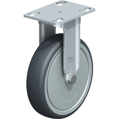 Roulette, Fixe, 5" (127 mm), Caoutchouc thermoplastique, 220 lb (100 kg) Rock Safety Industrial Ltd