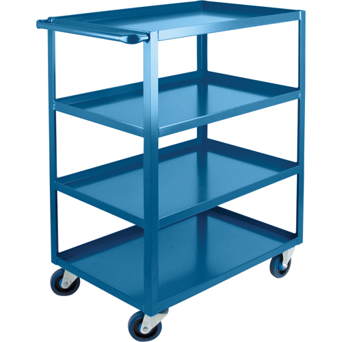 Chariots &agrave; tablettes robustes, 4 Tiers, 24" la x 48" h x 51" p, Capacit&eacute; 1200 lb Rock Safety Industrial Ltd
