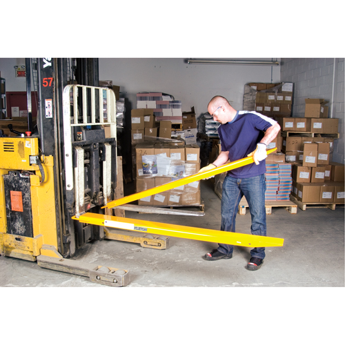Rallonges de fourches, 72" l x 5" la, Pour des largeurs de fourches 4" Rock Safety Industrial Ltd