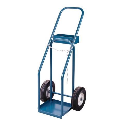 Chariots pour bouteilles de gaz, Roues Semi-pneumatique, Base de 12" la x 10" lo, 400 lb Rock Safety Industrial Ltd