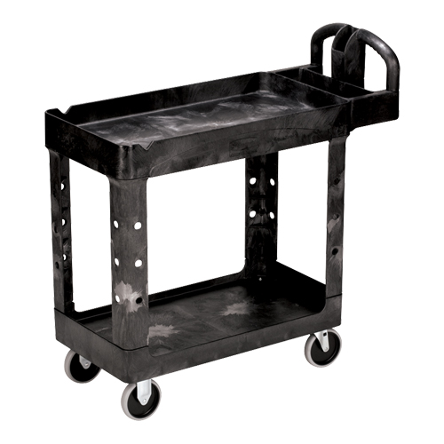 Heavy Duty Utility Cart - 4500-88, 2 Tiers, 17-1/8" x 33-1/4" x 39", 500 lbs. Capacity Rock Safety Industrial Ltd