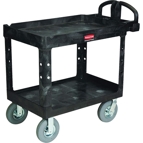 Heavy-Duty Utility Cart, 2 Tiers, 25-1/4" x 37-1/8 x 36-3/8", 500 lbs. Capacity Rock Safety Industrial Ltd