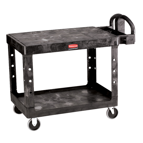 Flat Shelf Heavy Duty Utility Cart - 4525-00, 2 Tiers, 25-7/8" x 33-3/10" x 43-9/10", 500 lbs. Capacity Rock Safety Industrial Ltd