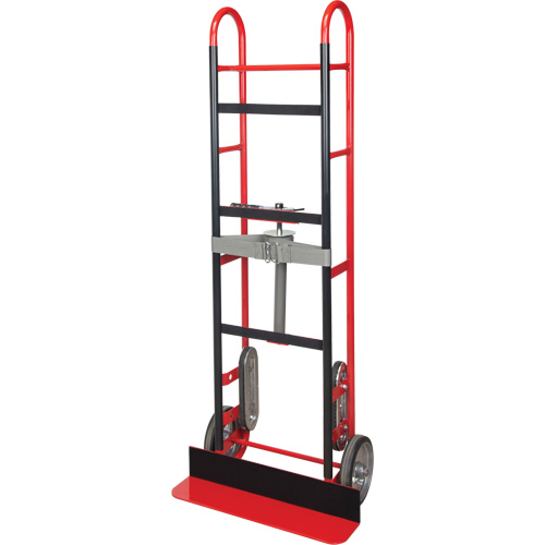 Diable de calibre industriel pour &eacute;lectrom&eacute;nagers, Acier, Capacit&eacute; 550 lb, 24" la x 59" h Rock Safety Industrial Ltd