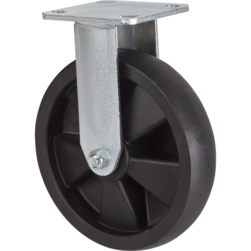 Hi-Temp Caster, Rigid, 8" (203.2 mm), Nylon, 1000 lbs. (453 kg.) Rock Safety Industrial Ltd