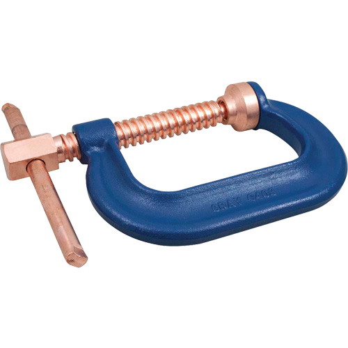 Heavy-Duty Forged C-Clamp, 10" (254 mm) Capacity, 5" (127 mm) Throat Depth Rock Safety Industrial Ltd