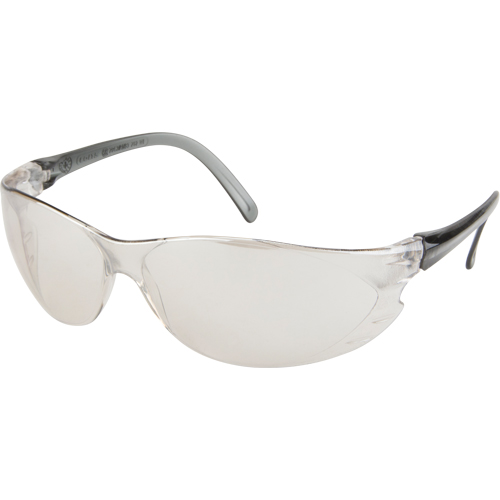 Lunettes de s&eacute;curit&eacute; s&eacute;rie Twister, Lentille Miroir int&eacute;rieur/ext&eacute;rieur, Anti-&eacute;gratignures, ANSI Z87+/R&eacute;pond ou surpasse la norme CSA Z94.3 Rock Safety Industrial Ltd