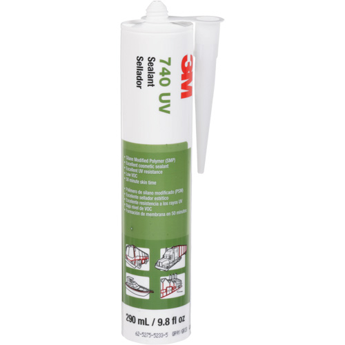 Scellant adh&eacute;sif 740 UV, 290 ml, Cartouche, Gris Rock Safety Industrial Ltd