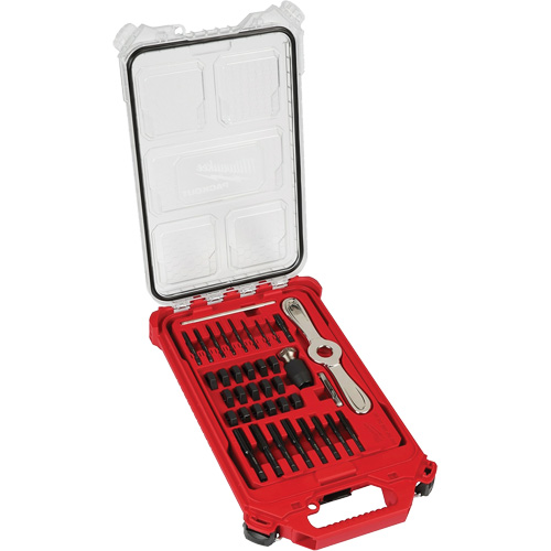 Jeu de tarauds & fili&egrave;res SAE PackOut avec poign&eacute;e 2-en-1 Hex-Lok, 38 Morcea Rock Safety Industrial Ltd