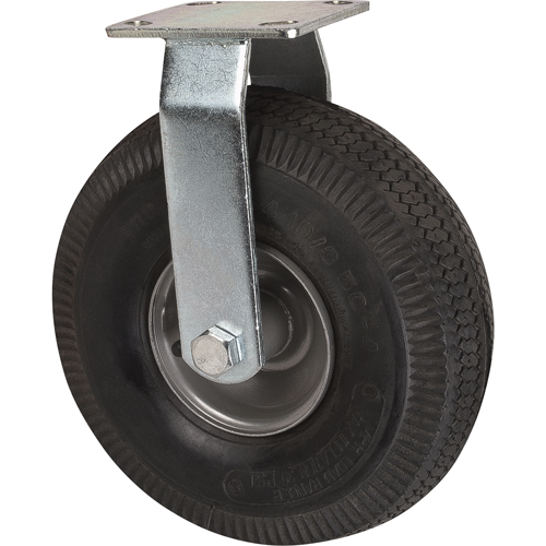 Heavy-Duty Platform Truck - Replacement Casters, Rigid, 10" (254 mm), Pneumatic, 400 lbs. (181 kg.) Rock Safety Industrial Ltd