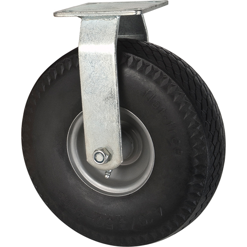 Flat-Free Casters, Rigid, 10" (254 mm), Flat-Free, 300 lbs. (136 kg.) Rock Safety Industrial Ltd