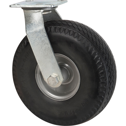 Flat-Free Casters, Swivel, 10" (254 mm), Flat-Free, 300 lbs. (136 kg.) Rock Safety Industrial Ltd