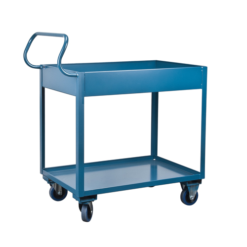 Deep Lipped Service Cart, 2 Tiers, 24" W x 47" H x 36" D, 1200 lbs. Capacity Rock Safety Industrial Ltd
