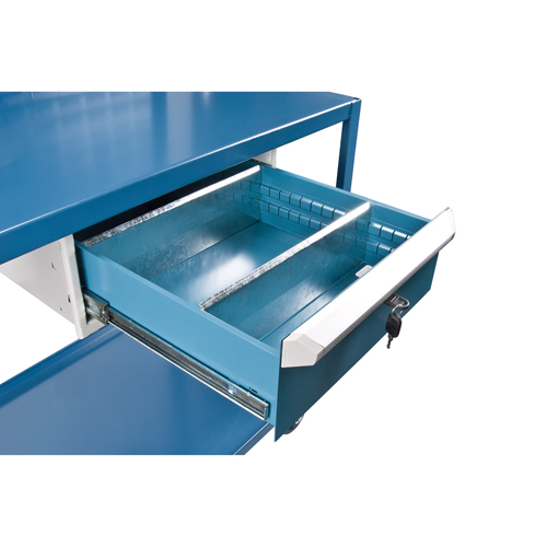 Chariots de service mobiles, 2 Tiers, 24" la x 57" h x 40" p, Capacit&eacute; 1200 lb Rock Safety Industrial Ltd