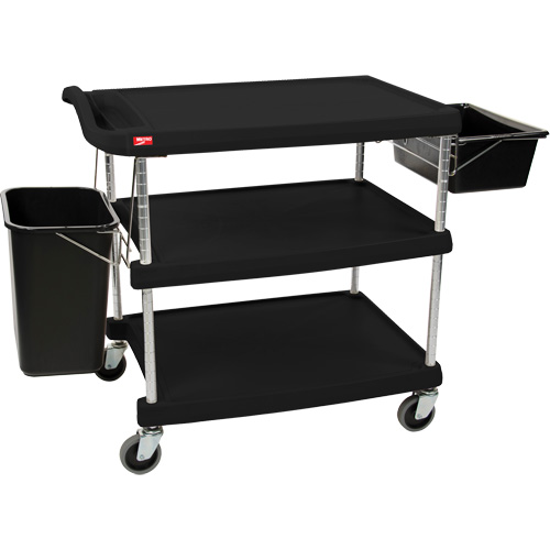 myCart Utility Cart, 3 Tiers, 20" x 35-1/2" x 30", 400 lbs. Capacity Rock Safety Industrial Ltd