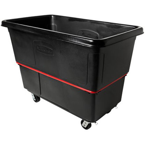 Chariot utilitaire &agrave; usage intensif, Plastique recycl&eacute; noir, 59"/34-5/8" lo x 34"/59-1/64" la x 42-1/16"/42-7/8" h, Volume 27 pi³, Capacit&eacute; 1200 lb Rock Safety Industrial Ltd
