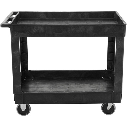 Flat Handle Utility Cart, 2 Tiers, 40" x 32-1/4" x 24", 500 lbs. Capacity Rock Safety Industrial Ltd