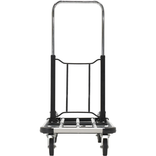 Fold-Up Platform Truck, Stainless Steel, 300 lbs., 28" L x 16" W, 33-1/2" High Rock Safety Industrial Ltd