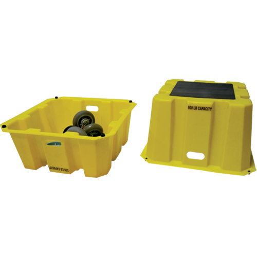 Escabeaux emboîtables industriels, 25" x 25" x Hauteur 10-1/2" Rock Safety Industrial Ltd