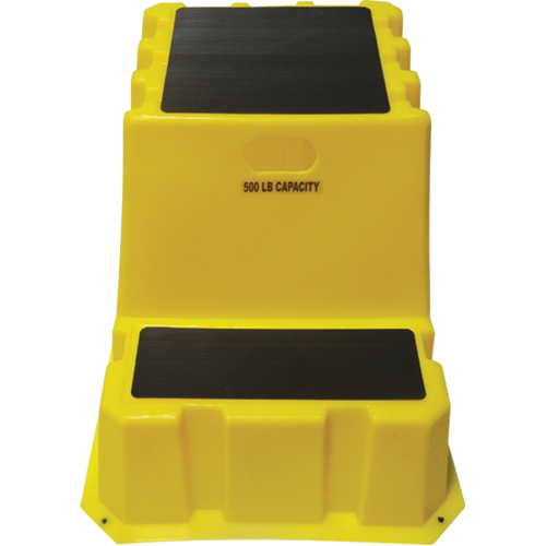 Nestable Industrial Step Stools, 2 Steps, 32-3/4" x 25-3/4" x 20-1/2" High Rock Safety Industrial Ltd