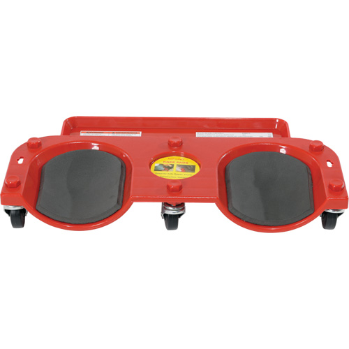 Socle roulant pour les genoux, Plastique, Rouge, Capacit&eacute; 350 lb Rock Safety Industrial Ltd