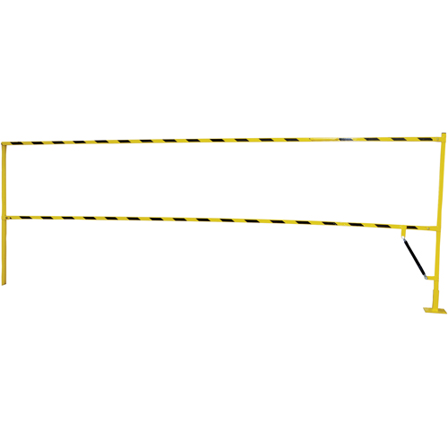Barri&egrave;re &agrave; bascule de s&eacute;curit&eacute;, 10' lo x 42-5/8" ha, 159" &eacute;lev&eacute;e, Jaune Rock Safety Industrial Ltd