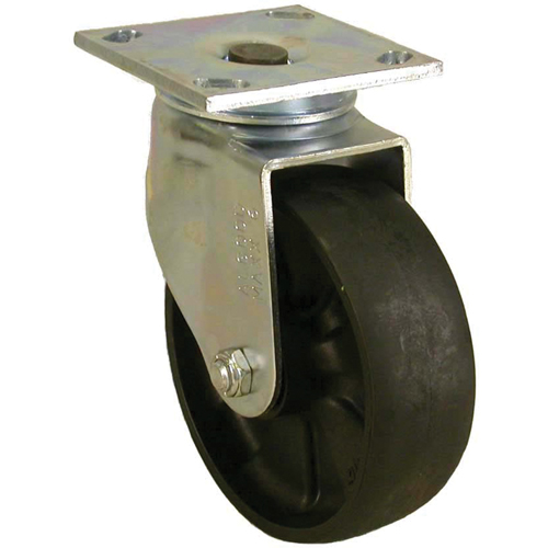 Roulette Lava s&eacute;rie 5400, Pivotant, 4" (101,6 mm), Nylon haute temp&eacute;rature, 700 lb (317 kg) Rock Safety Industrial Ltd